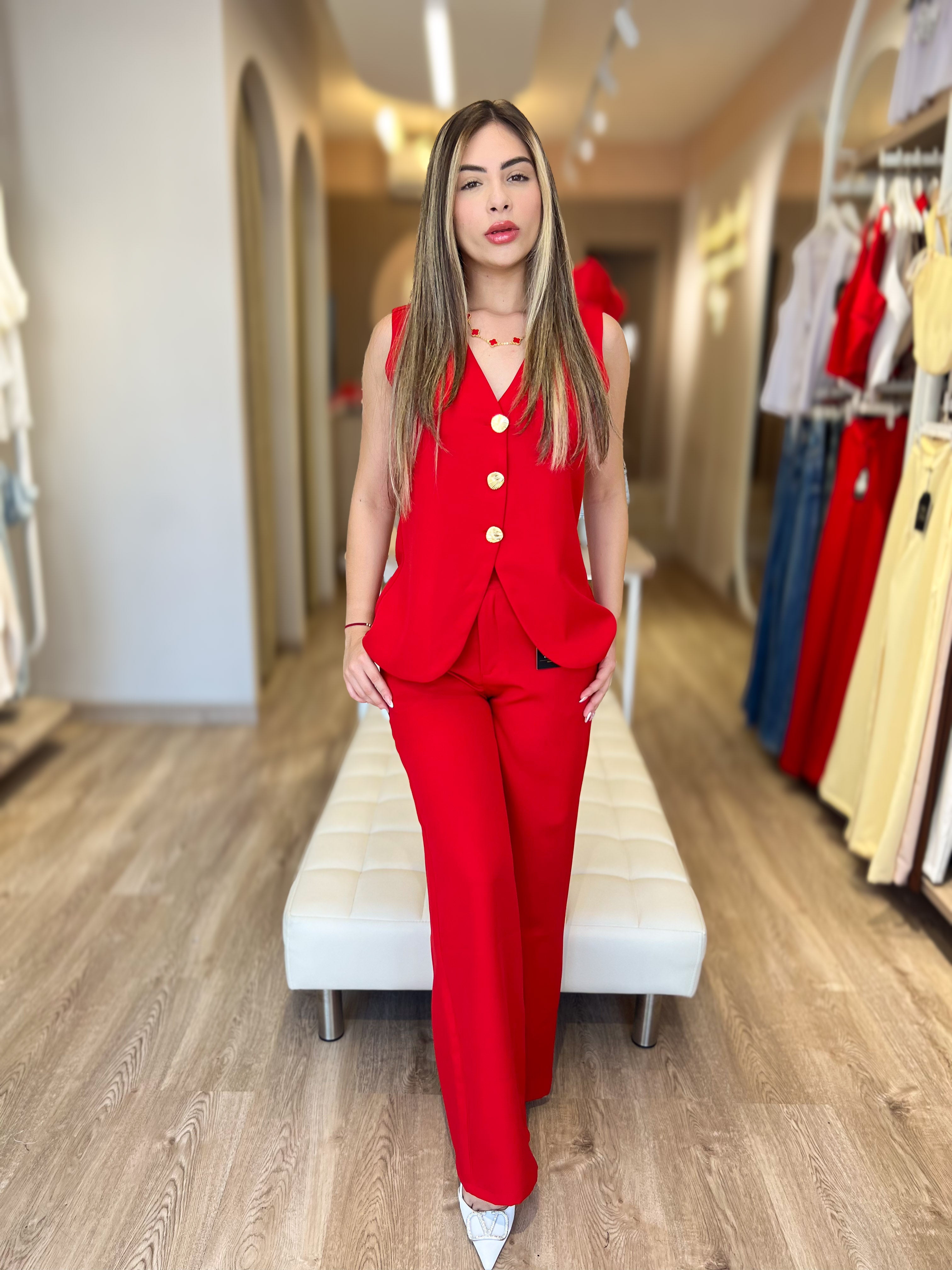 Sastre Rojo Sin Mangas